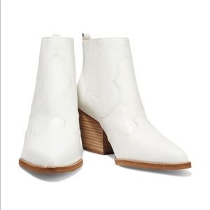 White Sam Edelman Booties